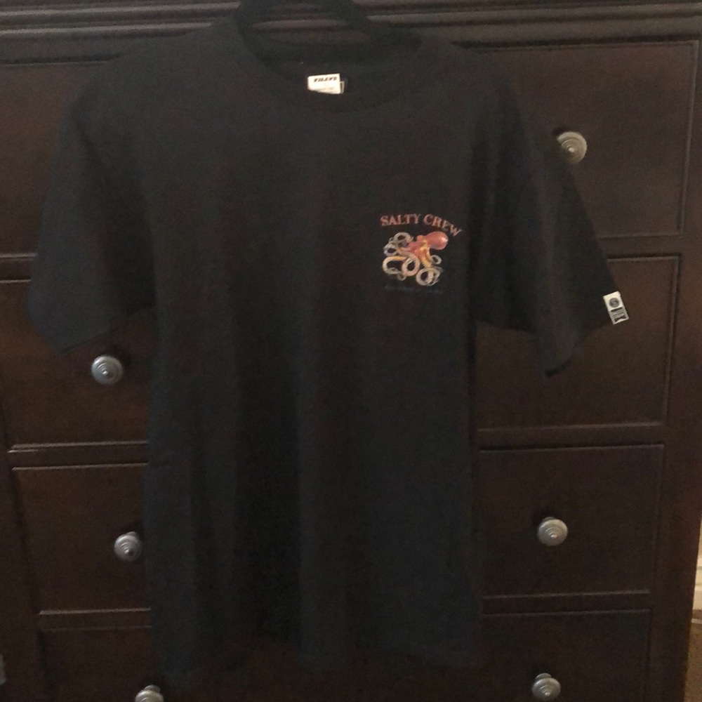 Salty Crew Black Octopus T-Shirt